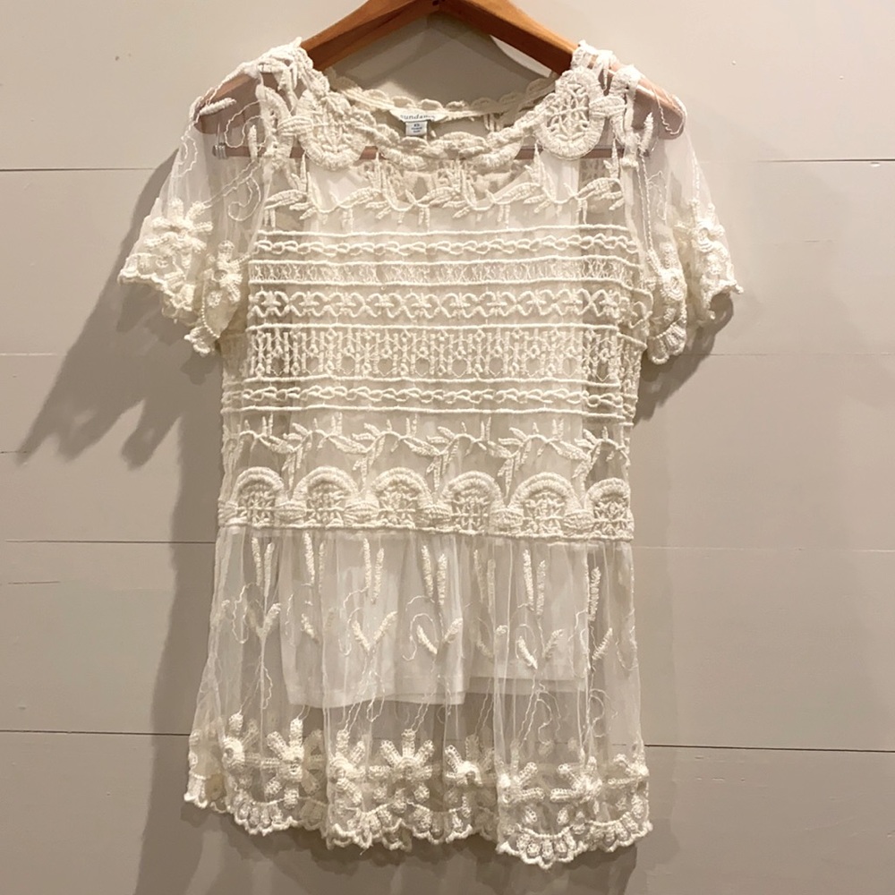 Sundance lace top.
